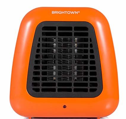The portable heater allows you to heat up the spaces you are in to reduce energy consumption.Quiet and powerful soothing radiant heat. The mini heater is perfect for medium small rooms, table, office, dorm, desktop.